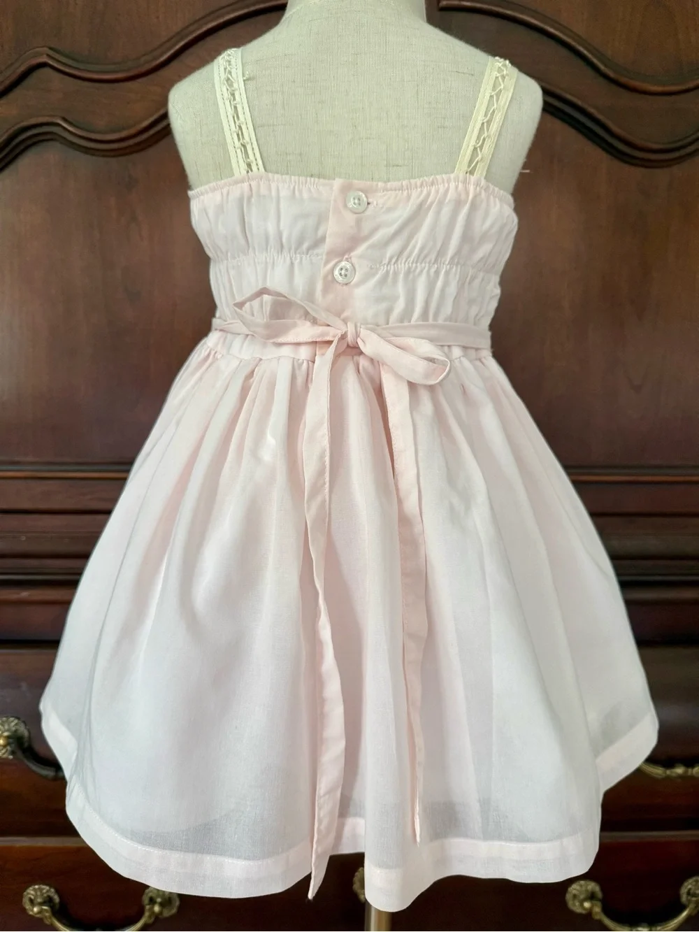 Well Dressed Wolf Daydream Dress Shorties Set 4T Pink Lace Boho